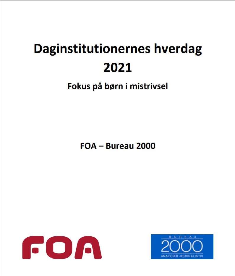 daginstitutinernes hverdag 2021 forside